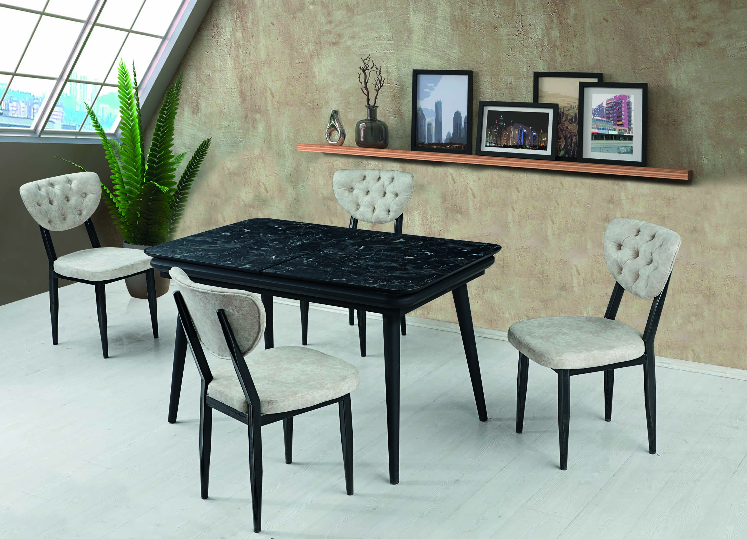 APPLE TABLE CHAIR SET