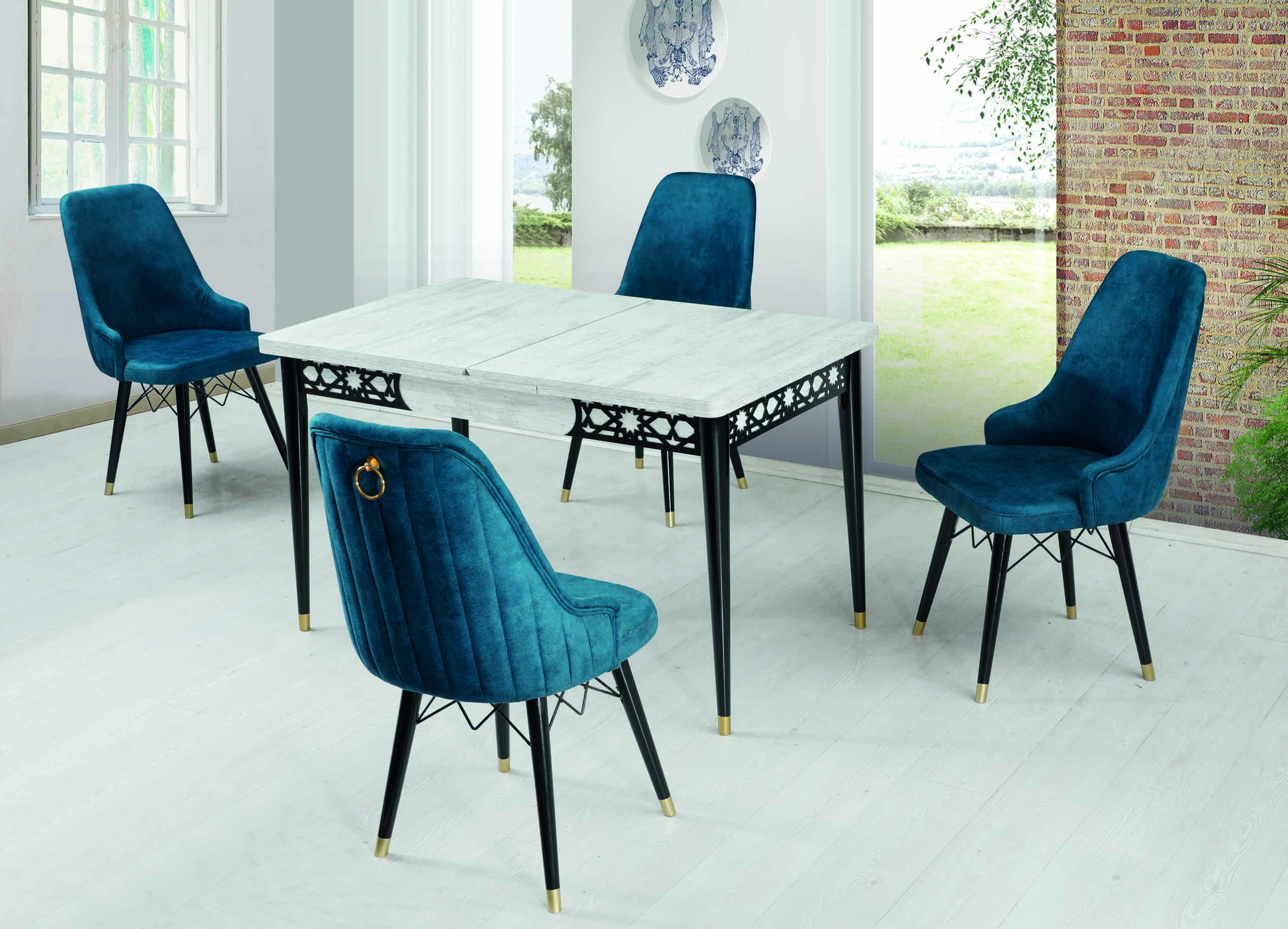 BLOW TABLE CHAIR SET